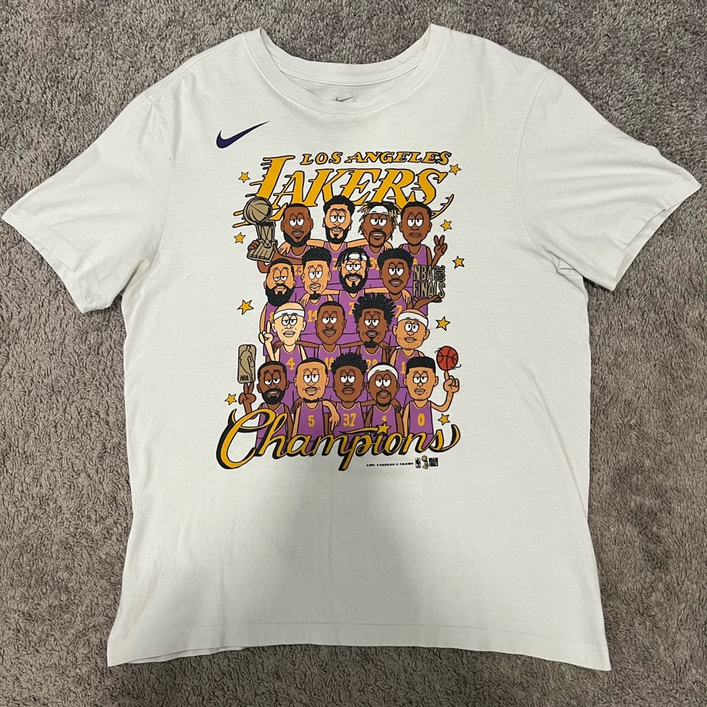 NIKE X LAKERS CHAMPIONSHIP TEE